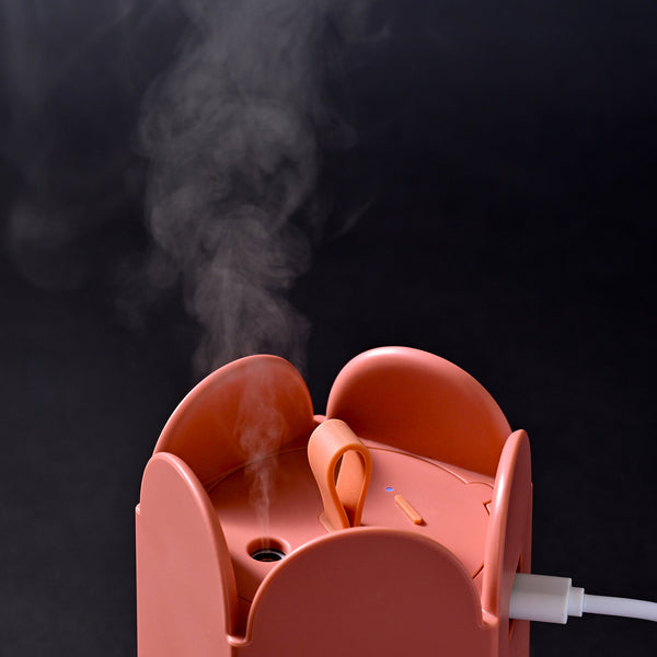 【充電式】アーチ 超音波加湿器  ピンク