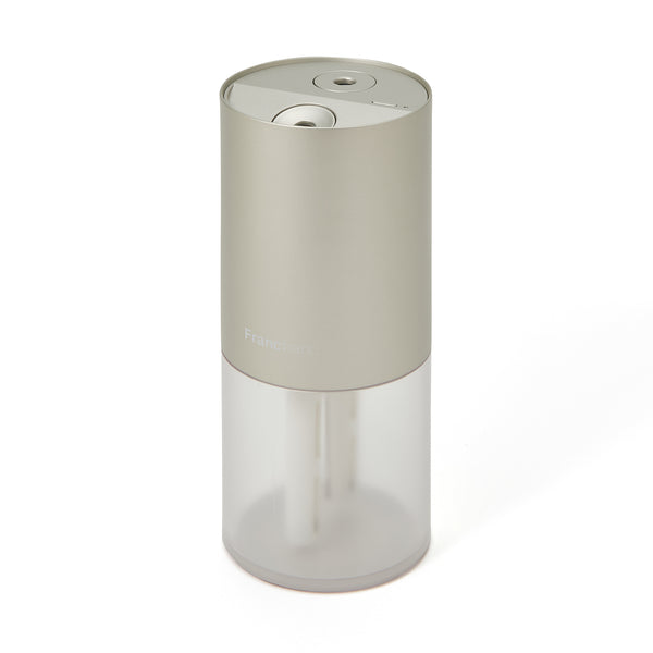 Eauzura 卓上型加湿器 シルバー・ブラック 加湿器 卓上 おしゃれ 超音波 卓上加湿器 オフィス アロマ 静音