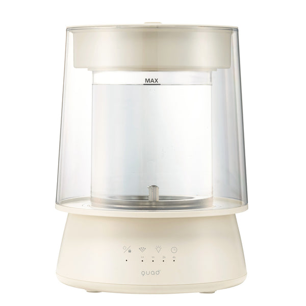 ハイパワーガラススチーム加湿器 GLASS アイボリー