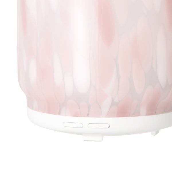 コトン 超音波式加湿器 ドット ピンク
