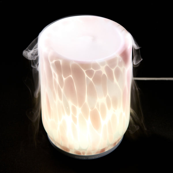 コトン 超音波式加湿器 ドット ピンク
