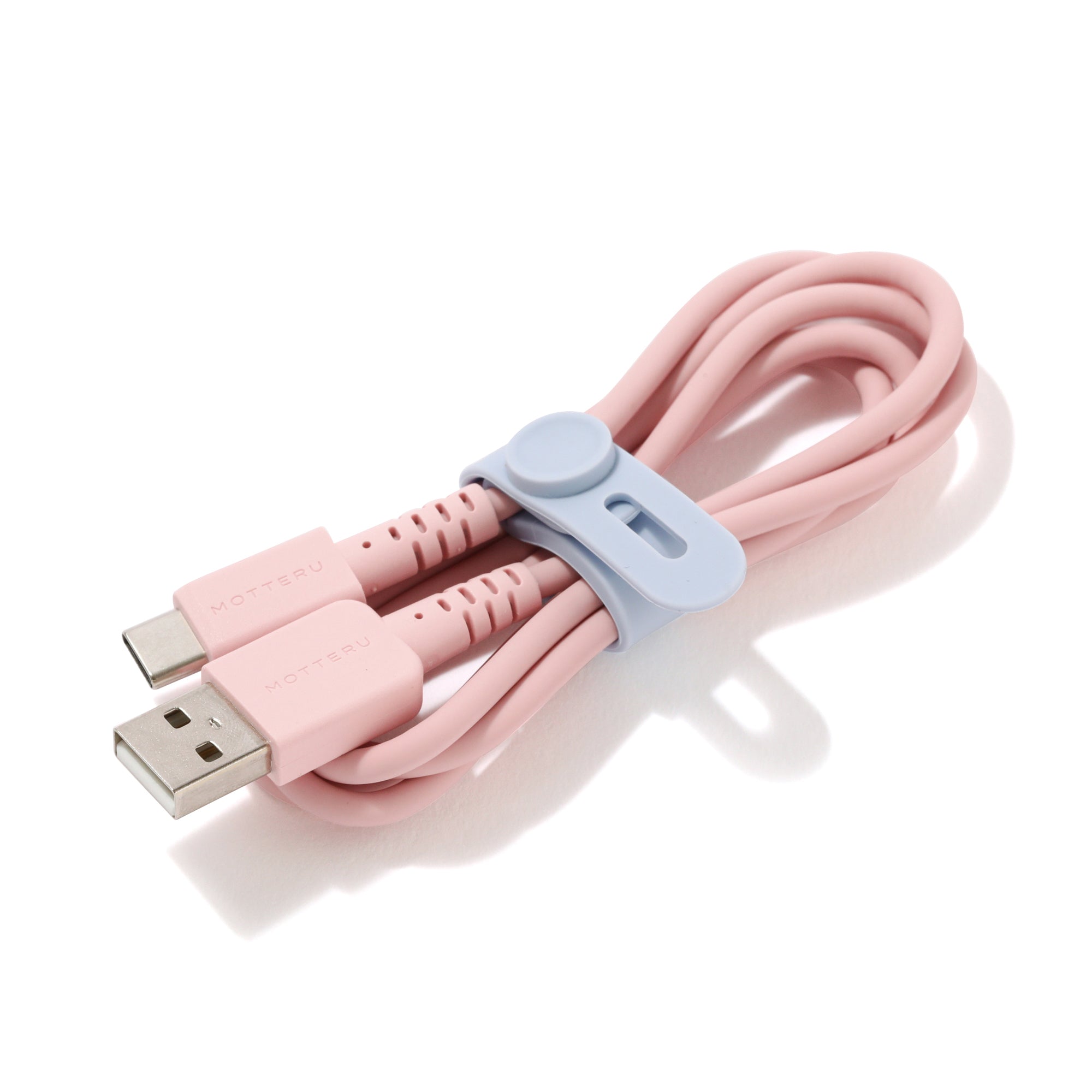 シリコンケーブル USB-A to Type-C 1m ピンク | Francfranc（フラン