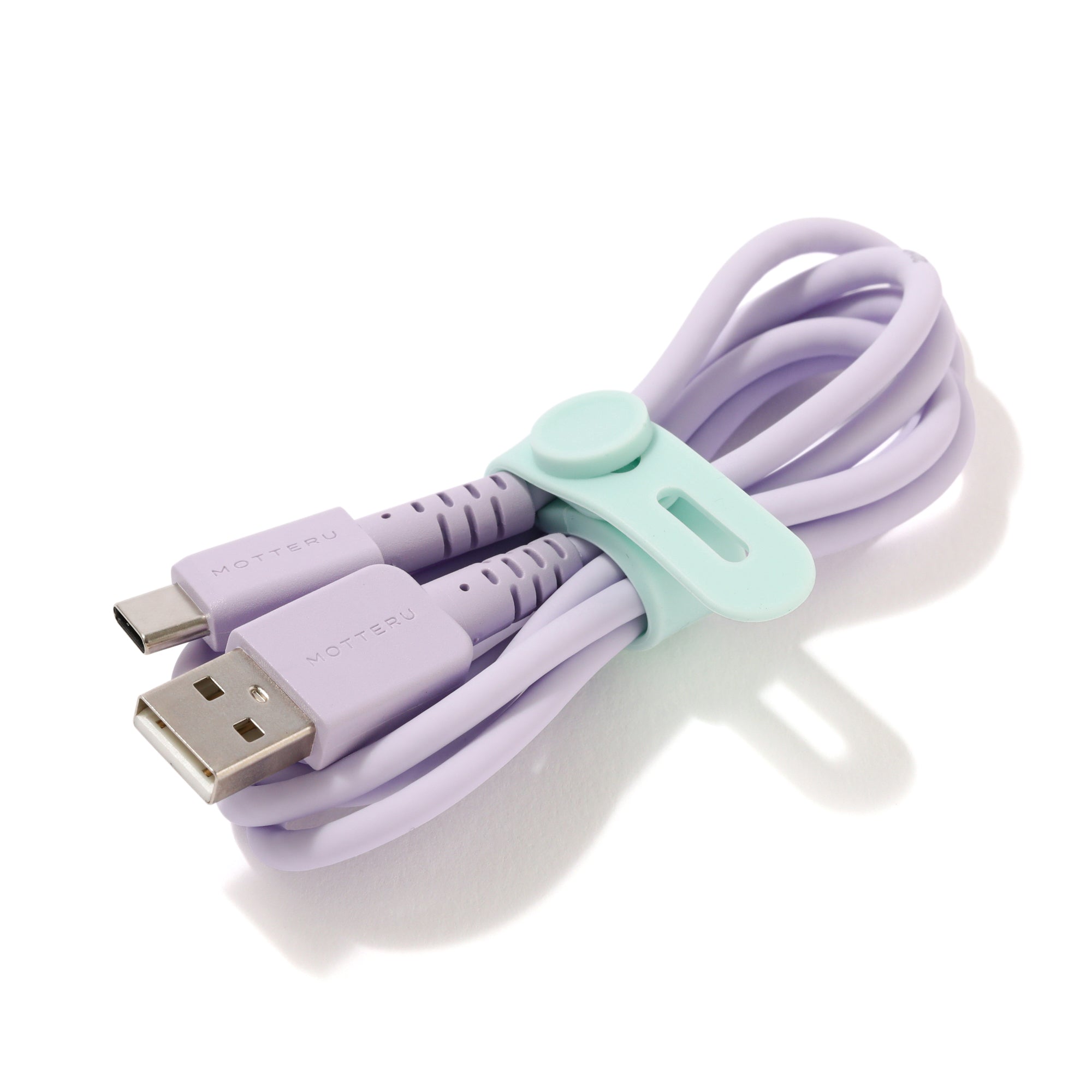 シリコンケーブル USB-A to Type-C 1m パープル | Francfranc（フラン