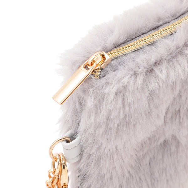 両手を温められるカイロポーチ グレー