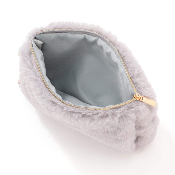 両手を温められるカイロポーチ グレー