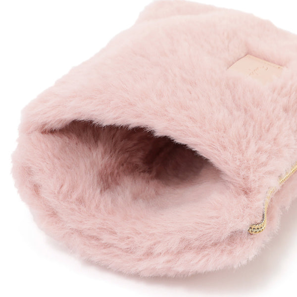 両手を温められるカイロポーチ ピンク