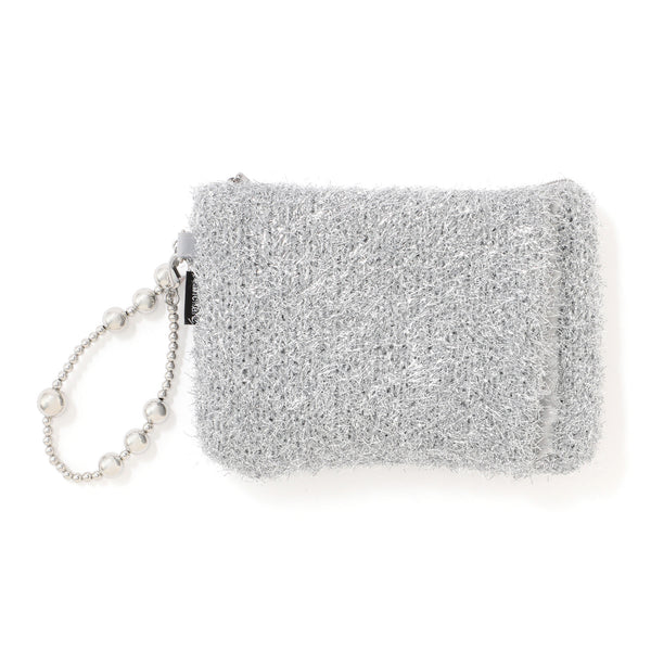 両手を温められるカイロポーチ シルバー