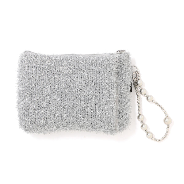 両手を温められるカイロポーチ シルバー