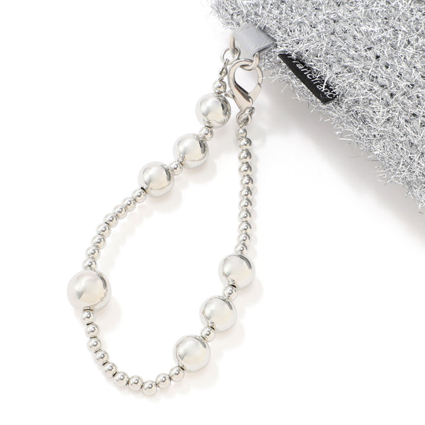 両手を温められるカイロポーチ シルバー