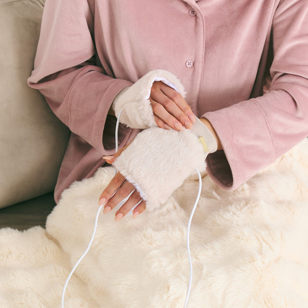 ヒーター付きハンドウォーマー ピンク