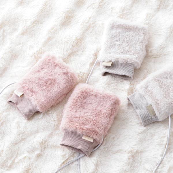 ヒーター付きハンドウォーマー ピンク