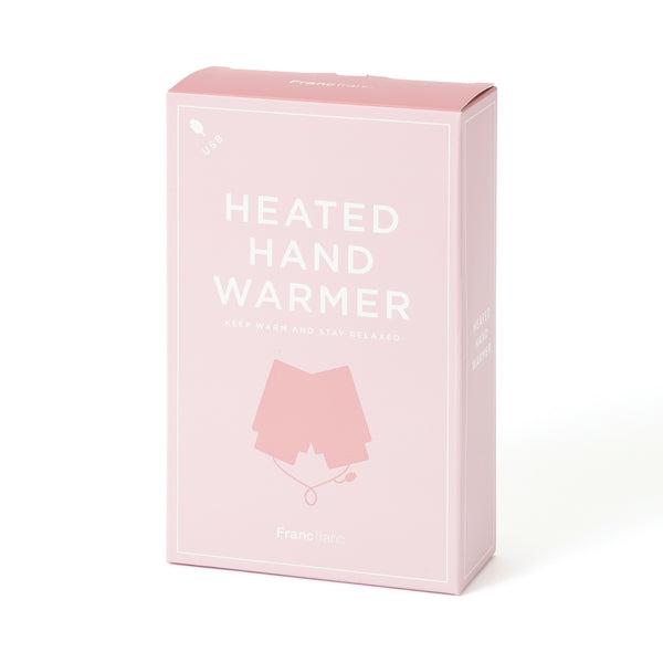 ヒーター付きハンドウォーマー ピンク