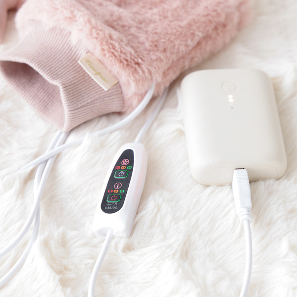 ヒーター付きハンドウォーマー アイボリー