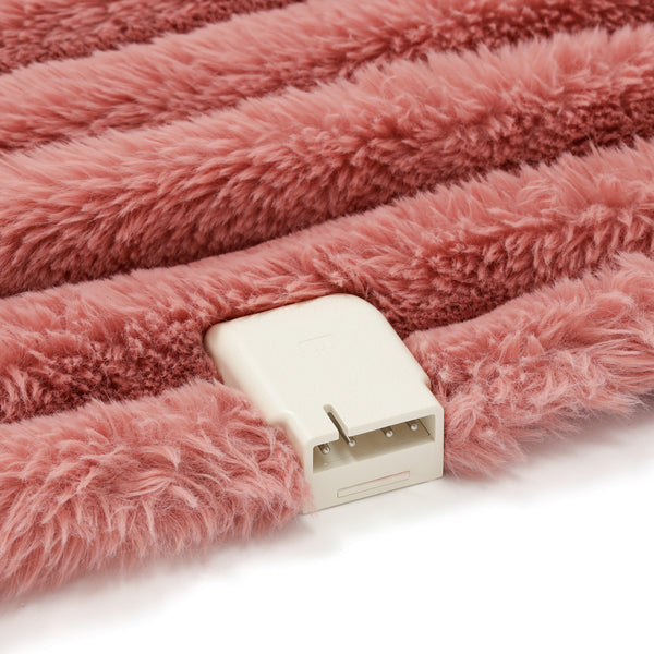 ヒーター付きブランケット ピンク
