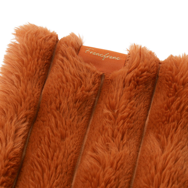 ヒーター付きブランケット ブラウン