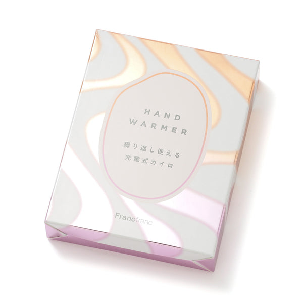 【2025年モデル】繰り返し使えるカイロ ウェーブ グラデーション オレンジ