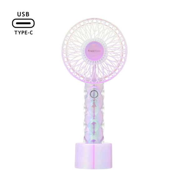 【2026年モデル】フレ ハンディファン ジェルキルト パープル