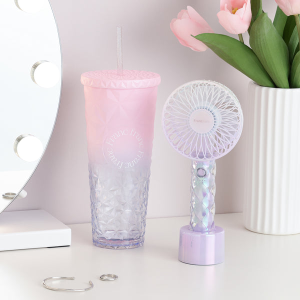 【2026年モデル】フレ ハンディファン ジェルキルト パープル