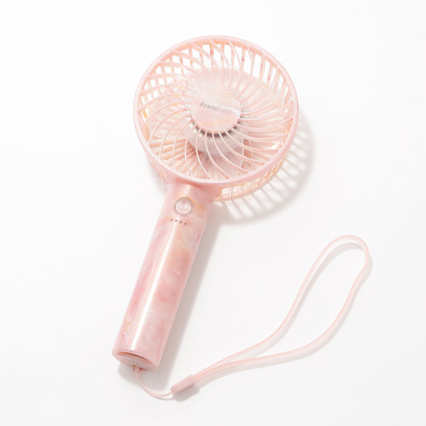 【2026年モデル】フレ ハンディファン シアーマーブル ピンク