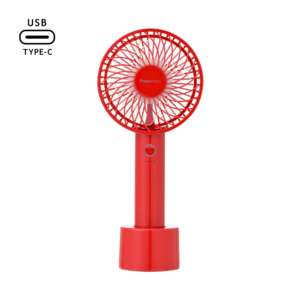 【2026年モデル】フレ ハンディファン シャイニー レッド