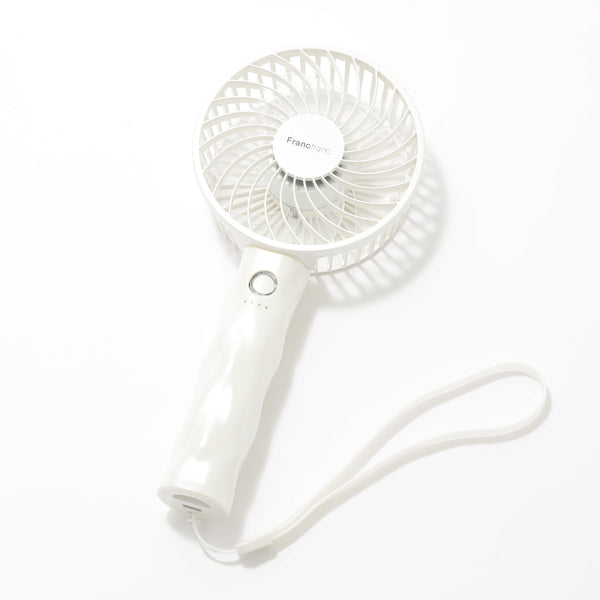 【2026年モデル】フレ ハンディファン ウェーブ パール ホワイト