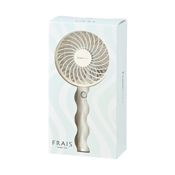 【2026年モデル】フレ ハンディファン ウェーブ パール ホワイト