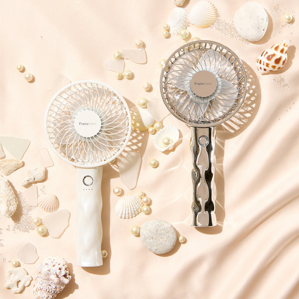 【2026年モデル】フレ ハンディファン ウェーブ パール ホワイト