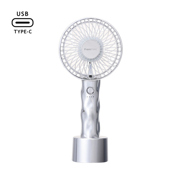 【2026年モデル】フレ ハンディファン ウェーブ シルバー