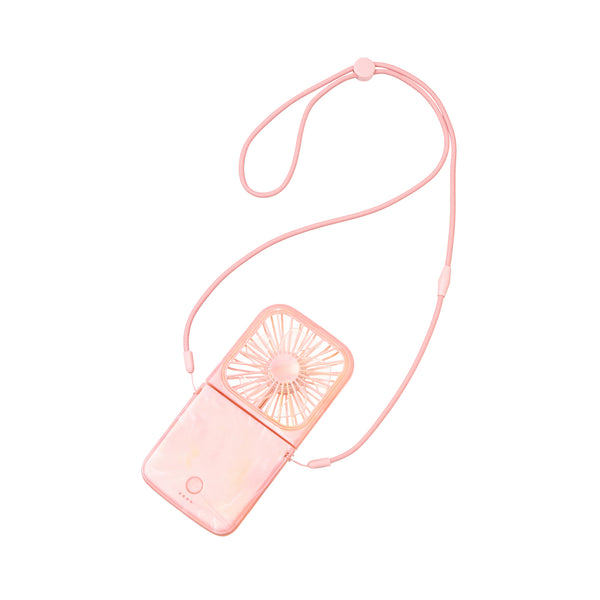 【2026年モデル】フレ スマートハンディファン シアーマーブル ピンク