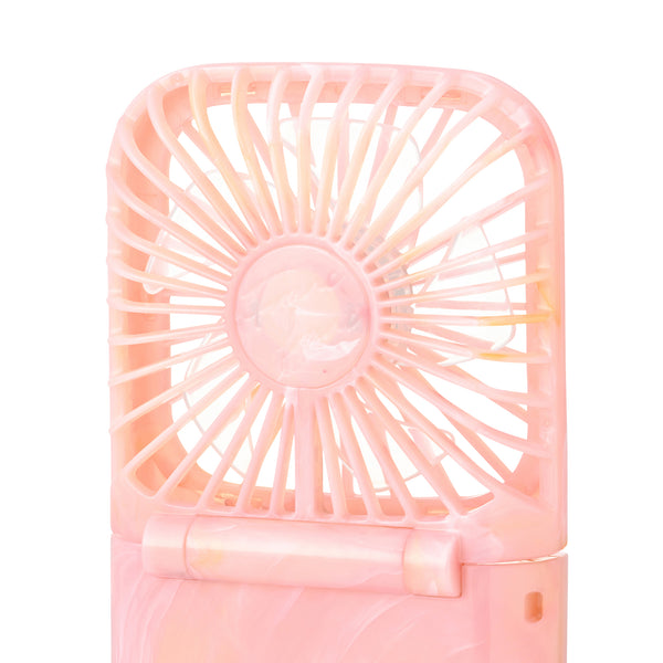 【2026年モデル】フレ スマートハンディファン シアーマーブル ピンク