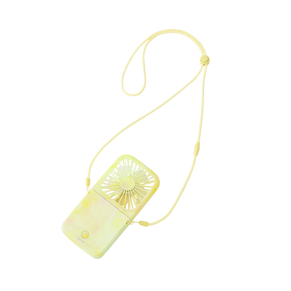 【2026年モデル】フレ スマートハンディファン シアーマーブル イエロー