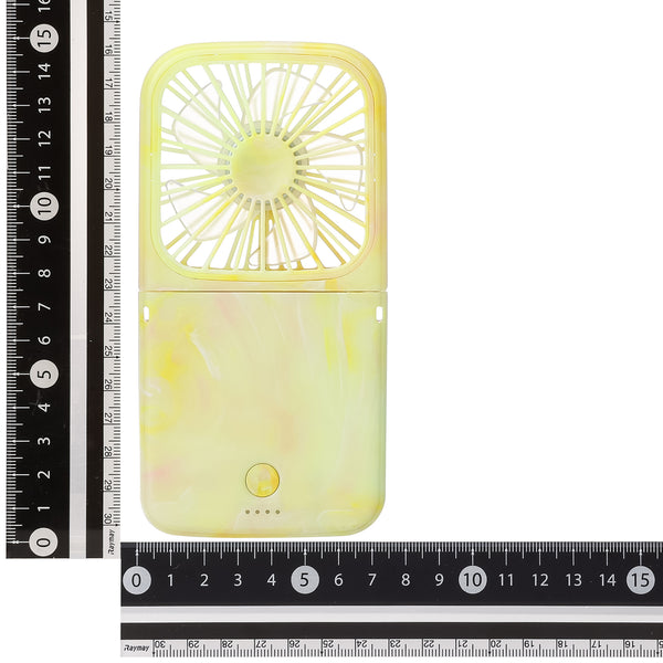 【2026年モデル】フレ スマートハンディファン シアーマーブル イエロー