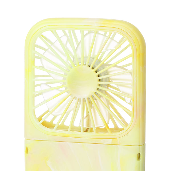 【2026年モデル】フレ スマートハンディファン シアーマーブル イエロー