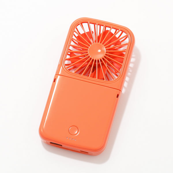 orangeさん専用【新品、未開封】二個セット モテフィット てんちむ 送料無料 2026年モデル】フレ スマートハンディファン シャイニー オレンジ
