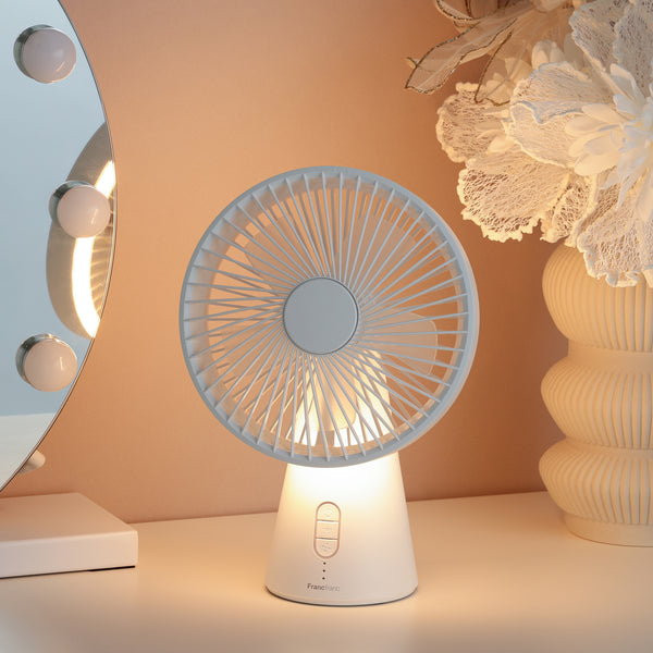 【2026年モデル】フレ アロマデスクファン ホワイト