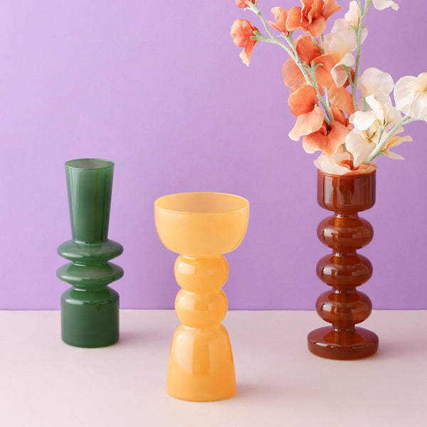 トーテム フラワーベース ブラウン | Francfranc（フランフラン）公式