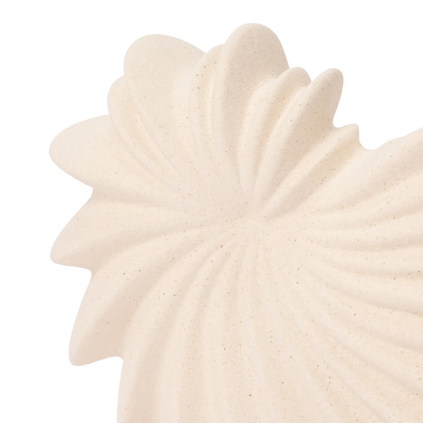 セラミック シェル フラワーベース ナチュラル