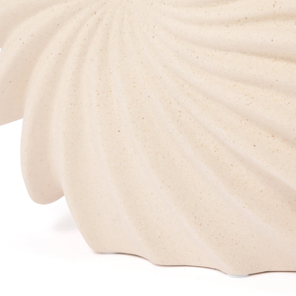 セラミック シェル フラワーベース ナチュラル