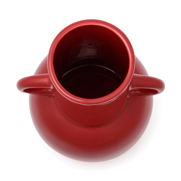 セラミック ポップ フラワーベース L レッド