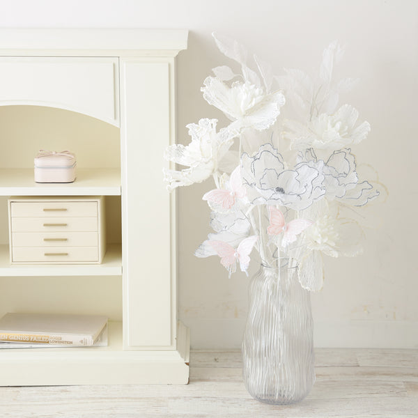 ウェーブ フラワーベース L クリア | Francfranc（フランフラン）公式