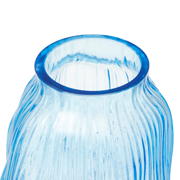 ウェーブ フラワーベース M ブルー | Francfranc（フランフラン）公式