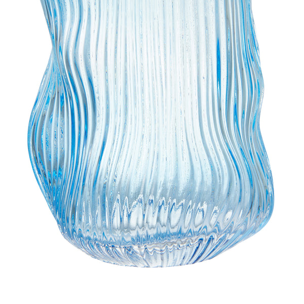 ウェーブ フラワーベース M ブルー | Francfranc（フランフラン）公式