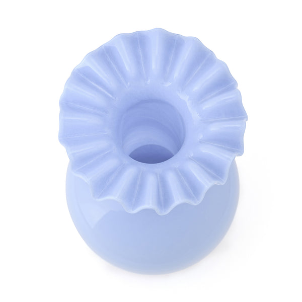 フリル フラワーベース L ブルー | Francfranc（フランフラン）公式