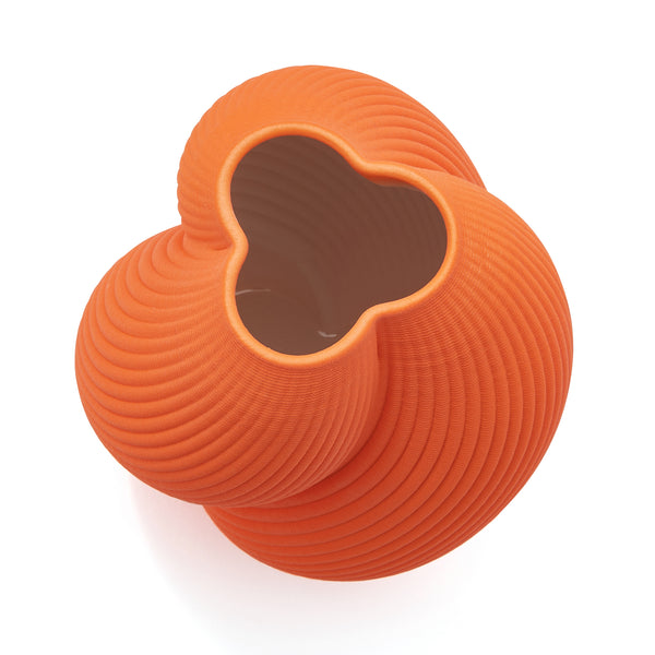 セラミック 3D フラワーベース M オレンジ | Francfranc（フランフラン