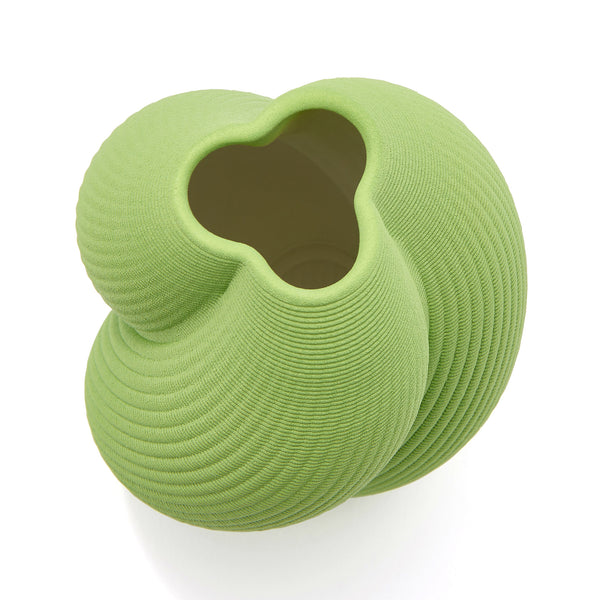 セラミック 3D フラワーベース S イエローグリーン | Francfranc
