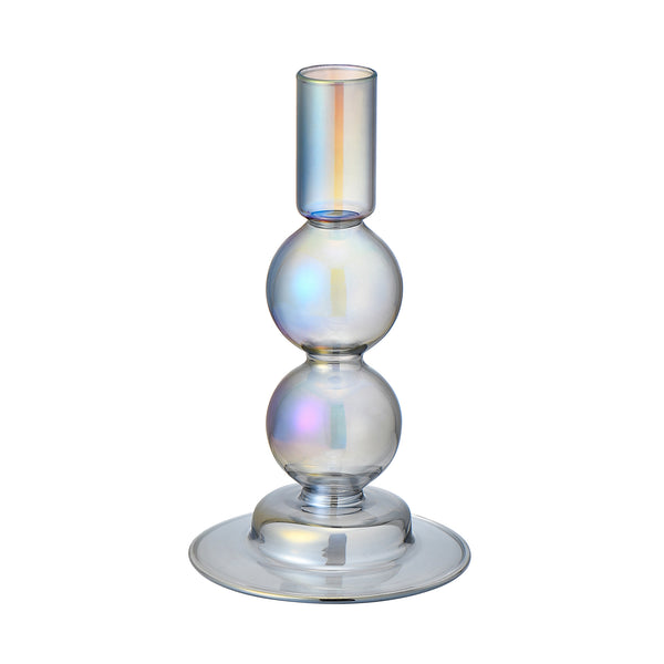 ガラスキャンドルスタンド バブル ダークグレー