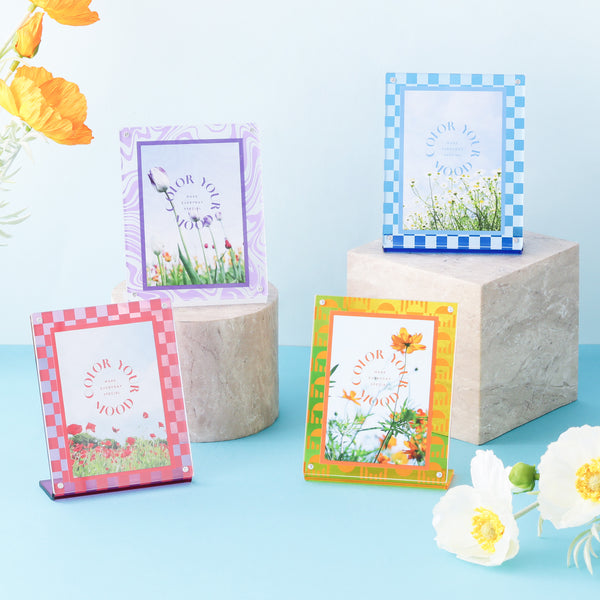 カラフルアクリルフレームmini ブルー