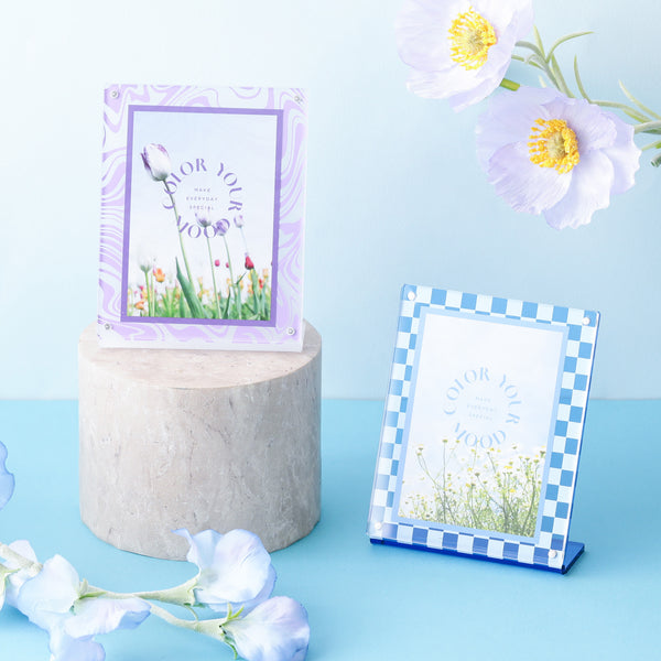 カラフルアクリルフレームmini パープル