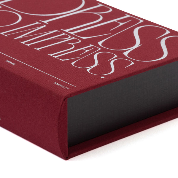 ブックボックス タイポグラフィ S レッド