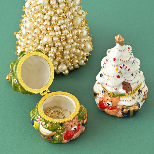 フランツコレクション　クリスマスシリーズ　小物入れ セラミック ツリー 小物入れ グリーン | Francfranc（フランフラン